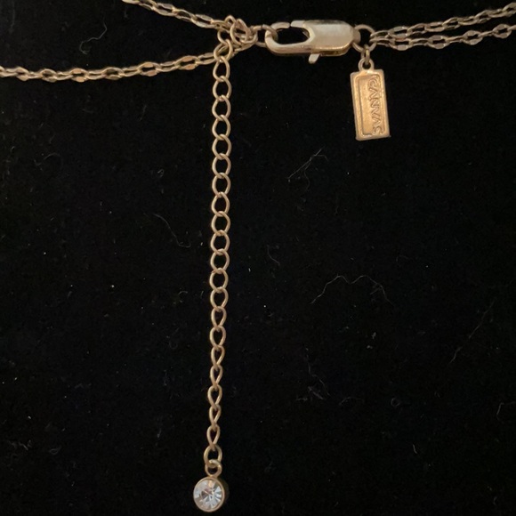 CANVAS Gold Double Chain Necklace - Picture 2 of 5
